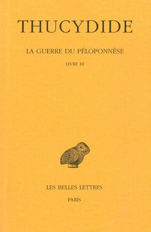 La guerre du Péloponnèse. Vol. 2-2. Livre III book