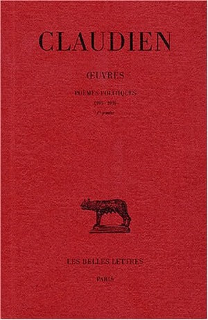 Oeuvres. Vol. 2. Poèmes politiques (395-398) book