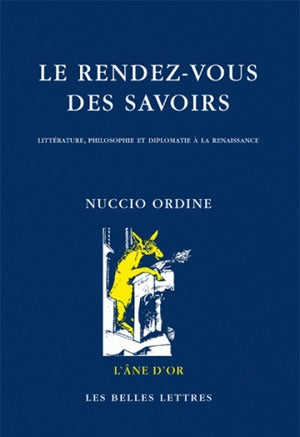 Le rendez-vous des savoirs : littérature, philosophie et diplomatie à la Renaissance book