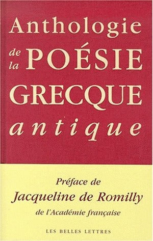 Anthologie de la poésie grecque classique book