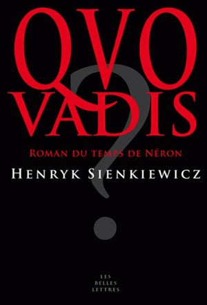 Quo vadis ? : roman du temps de Néron Social Sciences