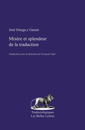 Misère et splendeur de la traduction book