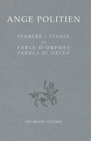 Stances. Stanze. Fable d'Orphée. Fabula di Orfeo Social Sciences