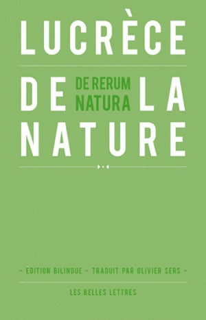 De la nature. De rerum natura Philosophy