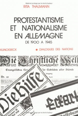 Protestantisme et nationalisme en Allemagne : De 1900 à 1945 Religion & Esotericism