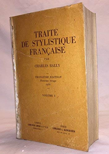 Traité de stylistique française Books
