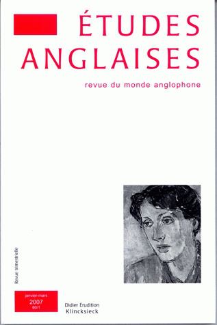 Etudes anglaises, n° 1 (2007) book