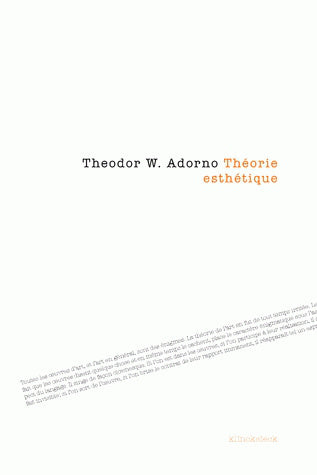 Théorie esthétique Philosophy