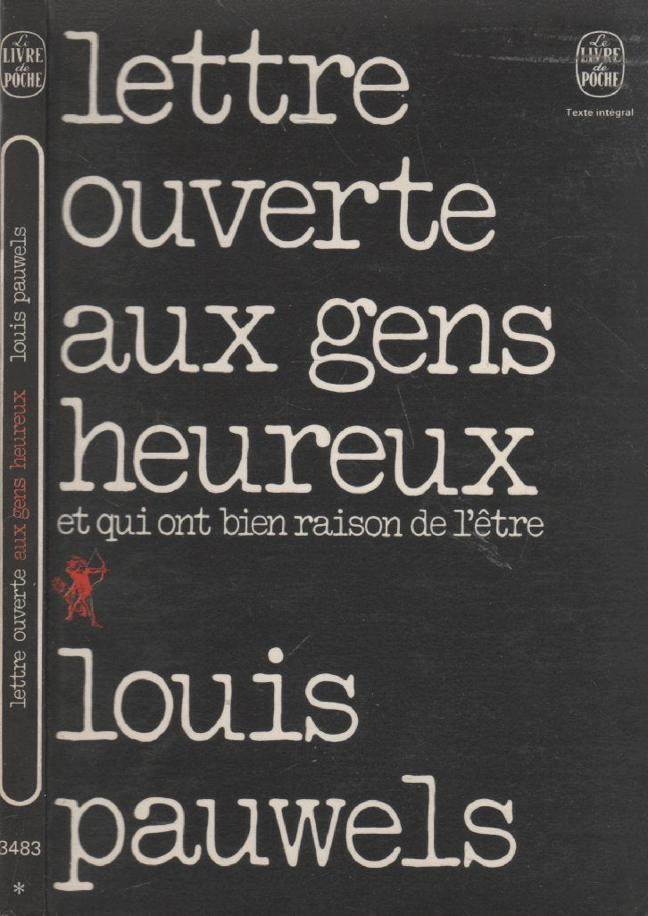 Lettre ouverte aux gens heureux Books