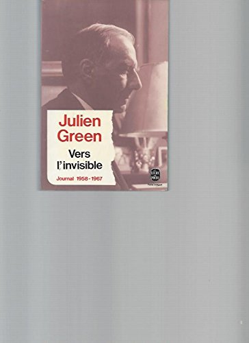 Vers l'invisible : Journal 1958-1967 book