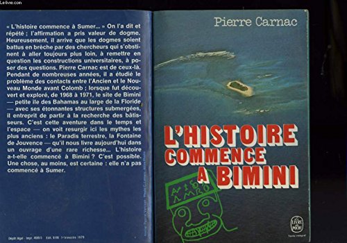 L'Histoire commence à Bimini (Le Livre de poche) Books