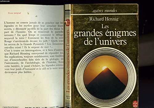 Les grandes enigmes de l'univers Books