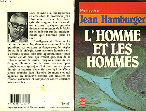 L'homme et les hommes : essai sur l'originalite biologique de l'individu (005680) Books