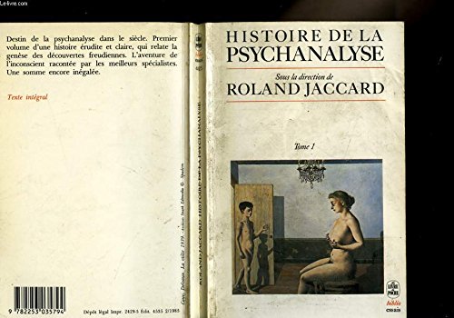 Histoire de la psychanalyse. Vol. 1 Books