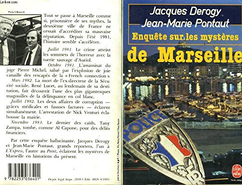 Enquete sur les mysteres de marseille book