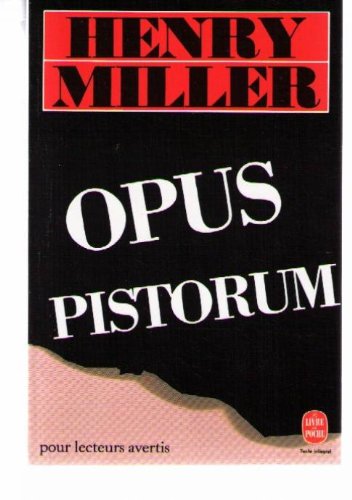 Opus pistorum (Ldp Littérature) Books