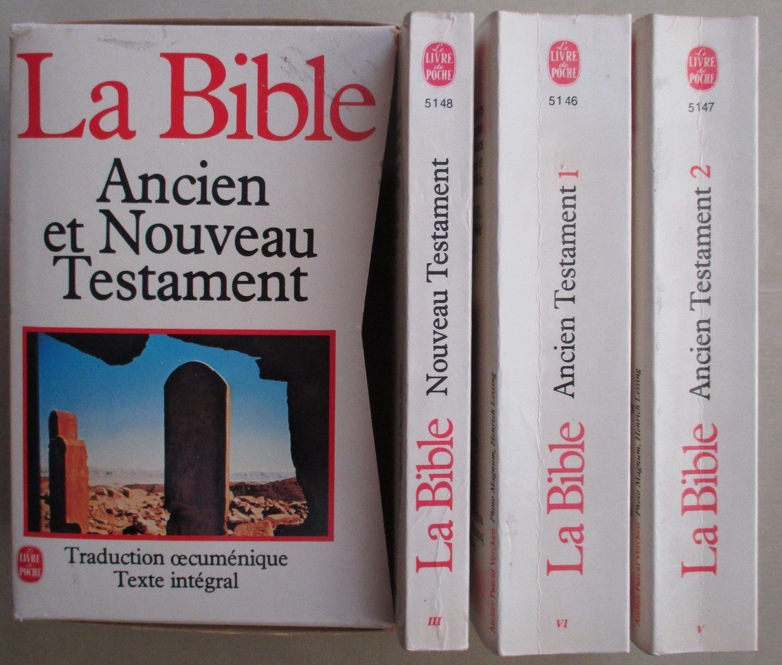 La Bible, Ancien ET Nouveau Testament (Coffret 3 Volumes) Contemporary literature