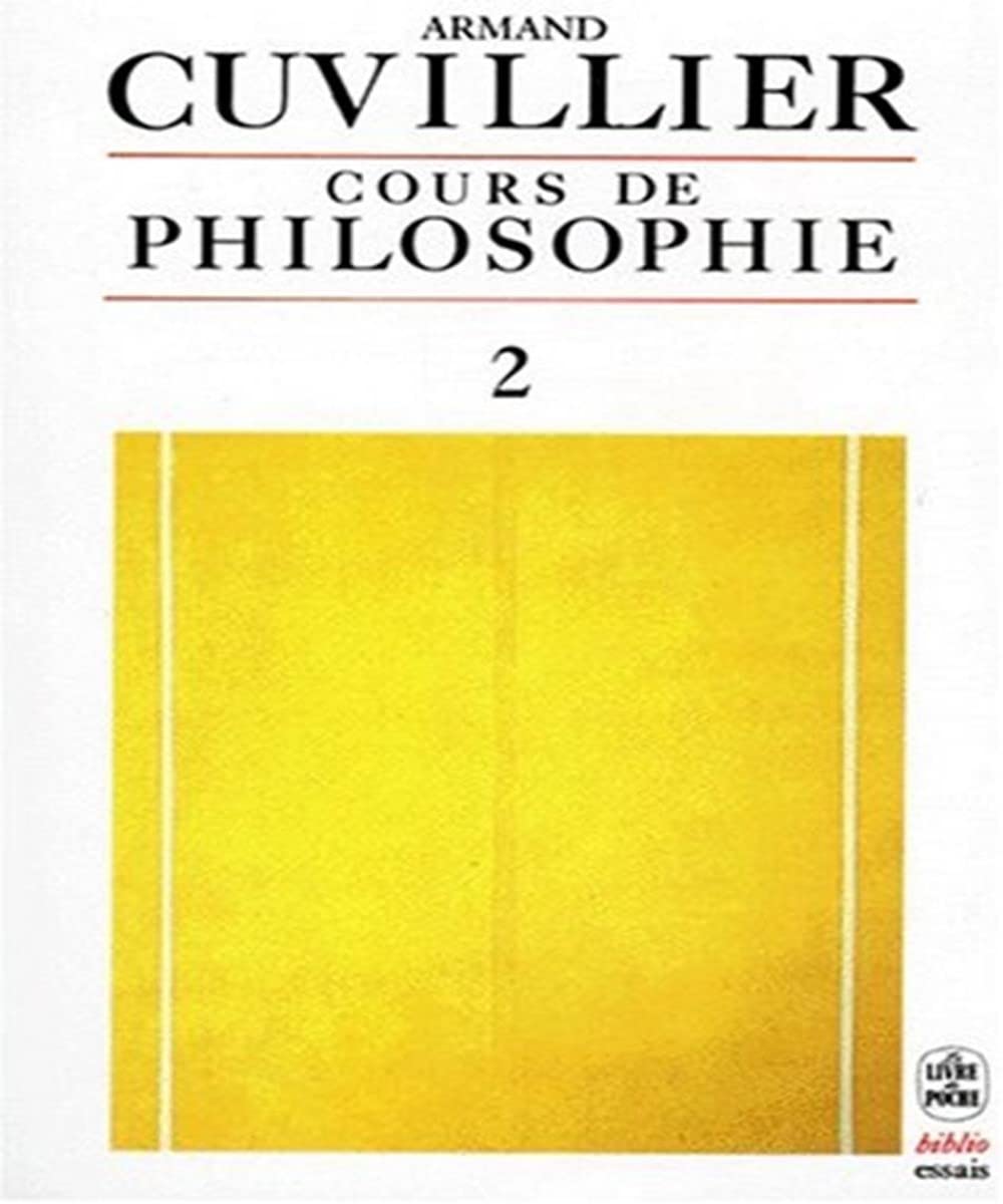 Cours de philosophie, tome 2 book