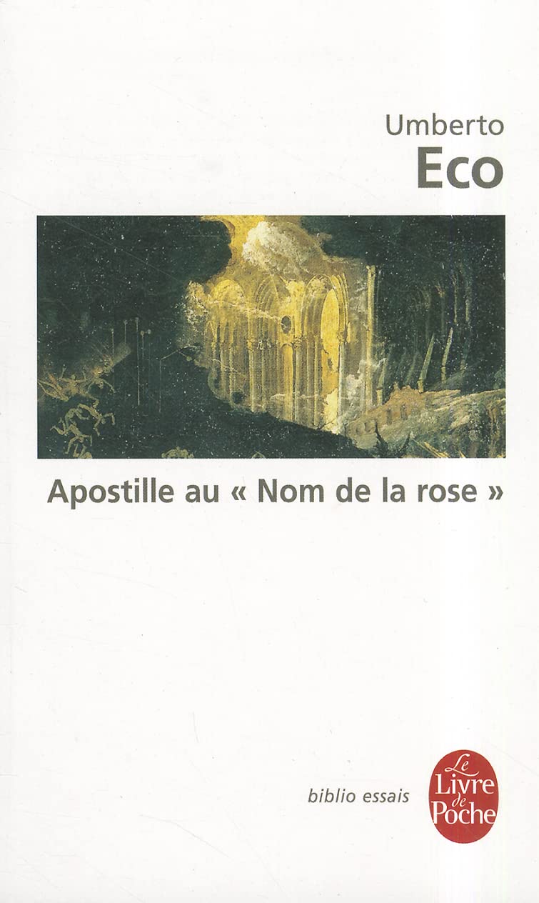 Apostille au Nom de la rose book