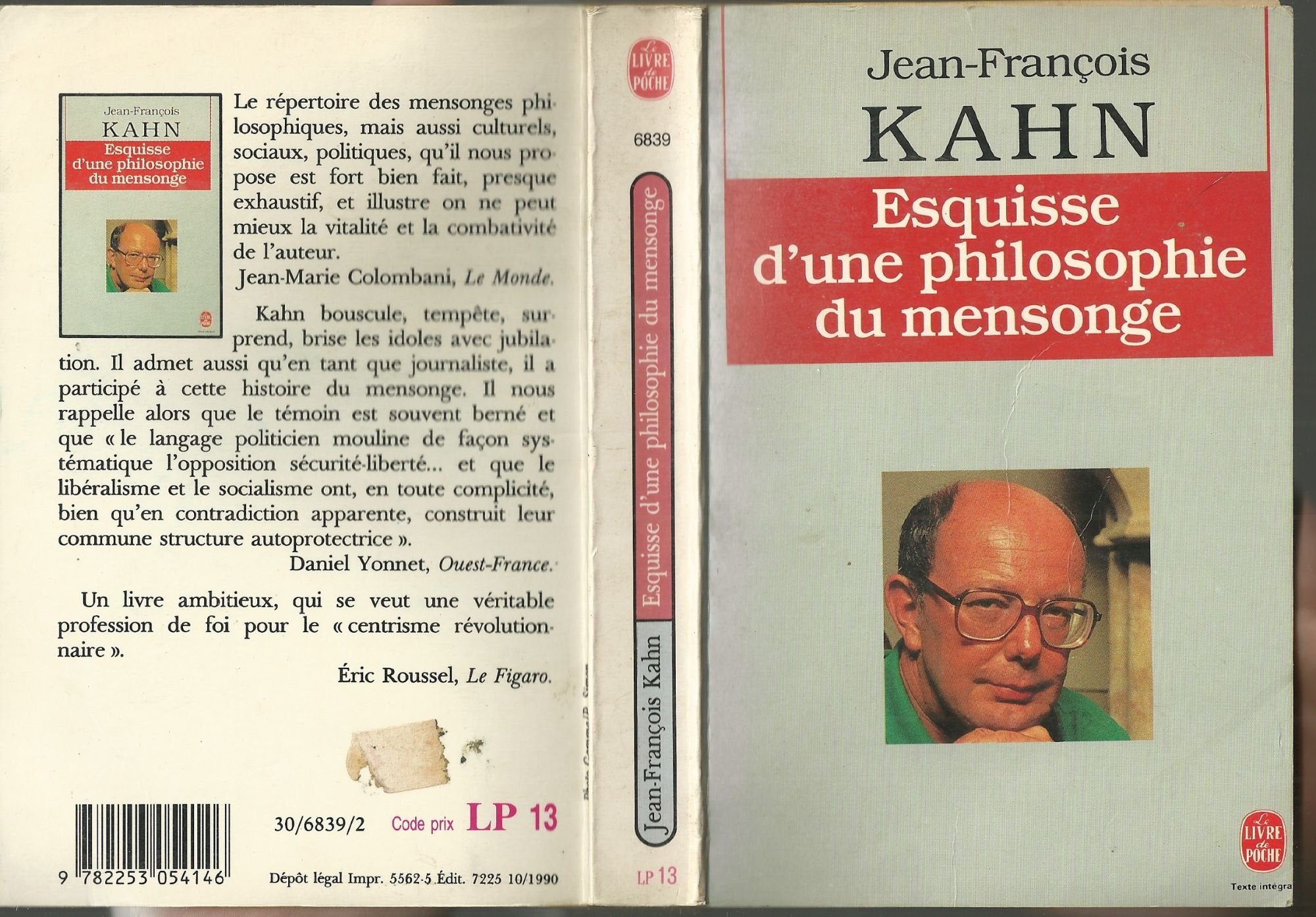 Esquisse d'une philosophie du mensonge (Ldp Littérature) Books