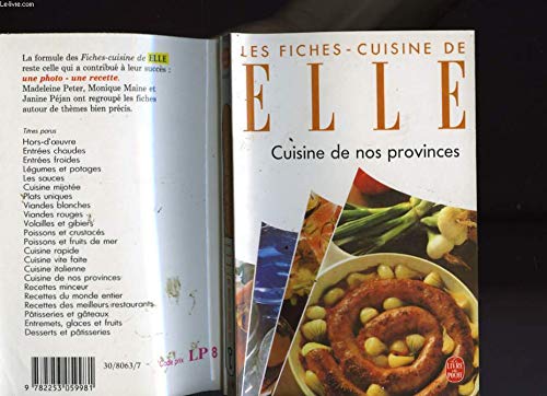 Les fiches-cuisine de "Elle": Les fiches-cuisine de "Elle" book