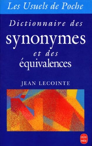 Dictionnaire des synonymes et des équivalences Books
