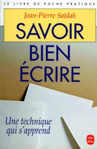Savoir bien écrire book