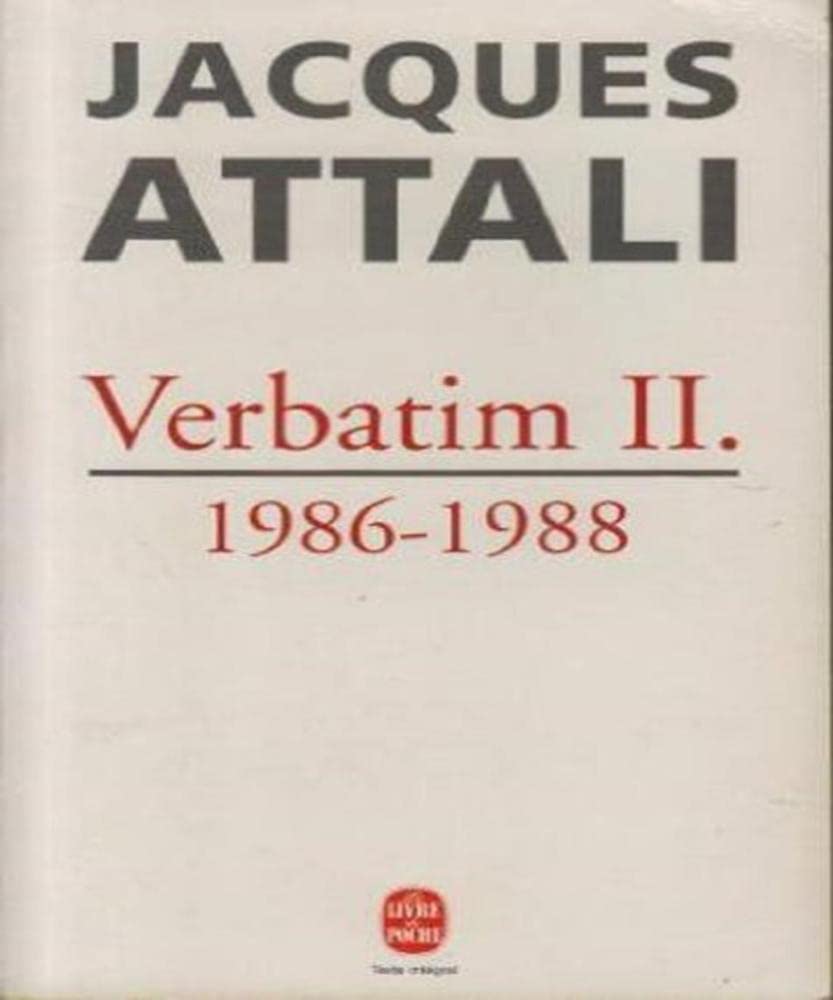Verbatim II: Chronique des années 1986-1988 Books
