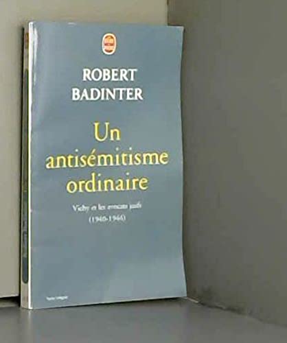 Un Antisemitisme Ordinaire. Vichy Et Les Avocats Juifs (1940-1944) Books