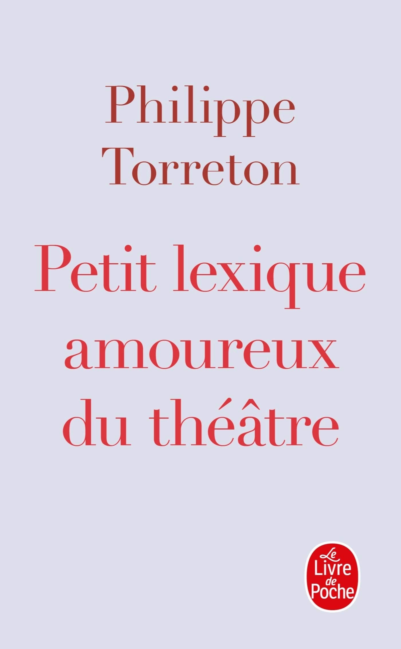 Petit lexique amoureux du théâtre book