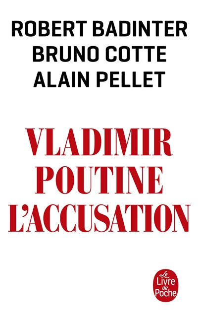 Product Image: Vladimir Poutine, l'accusation
