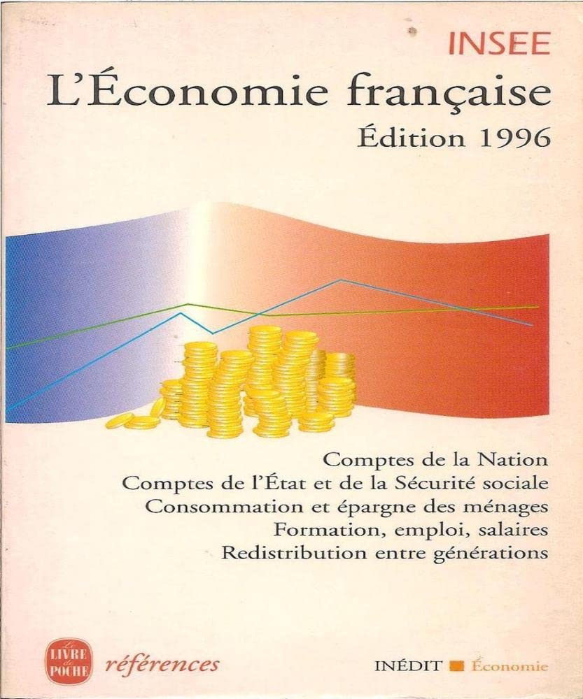 L'économie française: Rapport sur les comptes de la Nation de 1995 book