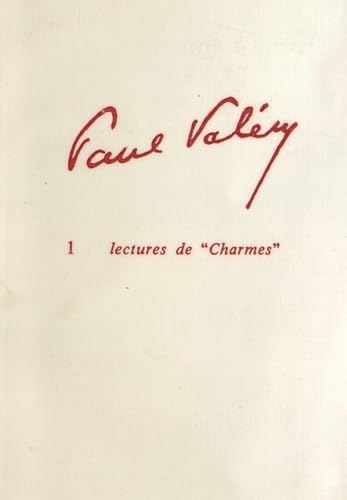 Paul Valéry. Vol. 1. Lectures de Charmes book