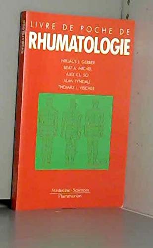 Le livre de poche de rhumatologie book