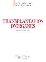 Transplantation d'organes book