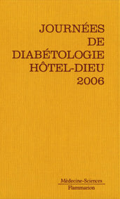 Journées annuelles de diabétologie de l'Hôtel-Dieu 2006 Books