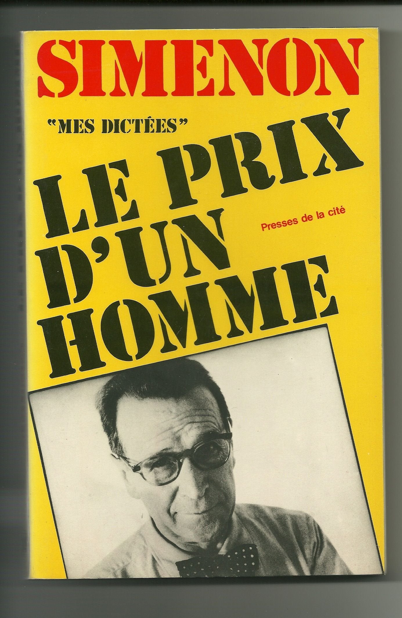 Le Prix d'un homme : mes dictées book