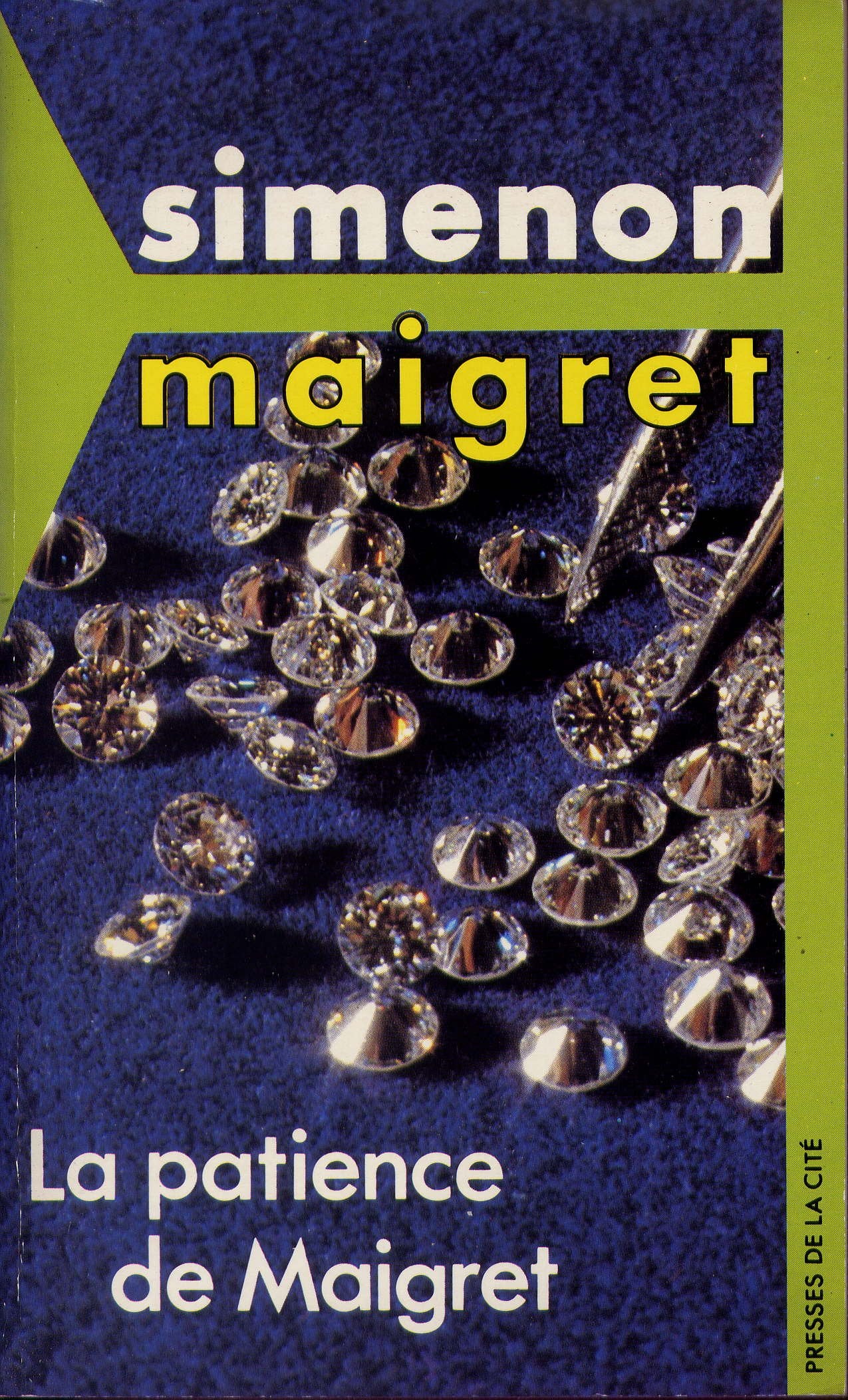 La patience de maigret / roman book