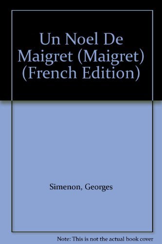 Un Noel De Maigret Contemporary literature Books