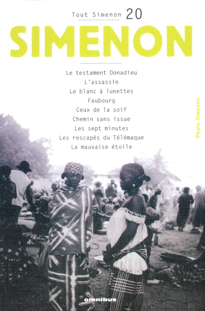 Tout Simenon, centenaire tome 20: L'assassin/Faubourg/Chemin sans issue Action & Adventure