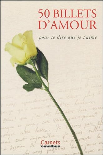 50 billets pour te dire que je t'aime book