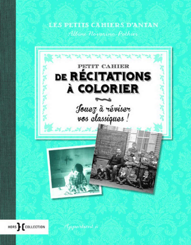 Petit cahier de poésies à colorier book