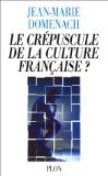 Le crépuscule de la culture française ? Books