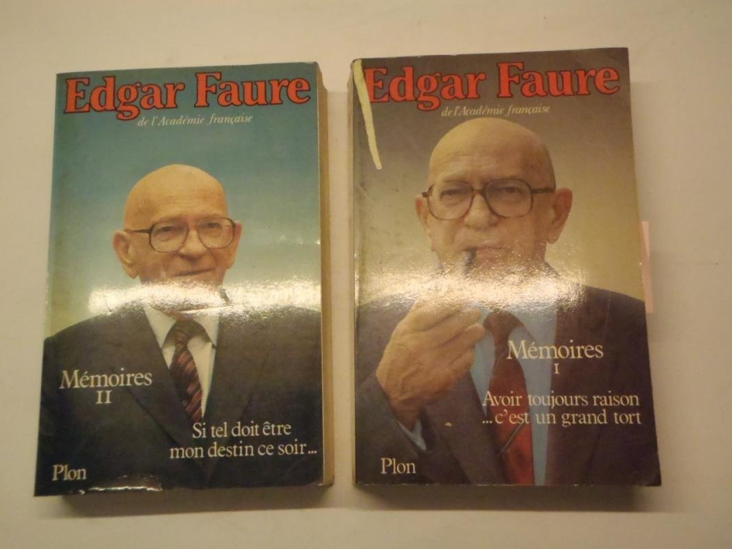 Mémoires : 01 : Avoir toujours raison, c'est un grand tord Books