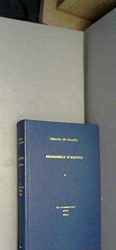 Mémoires d'espoir. Vol. 1. Le renouveau : 1958-1962 Books