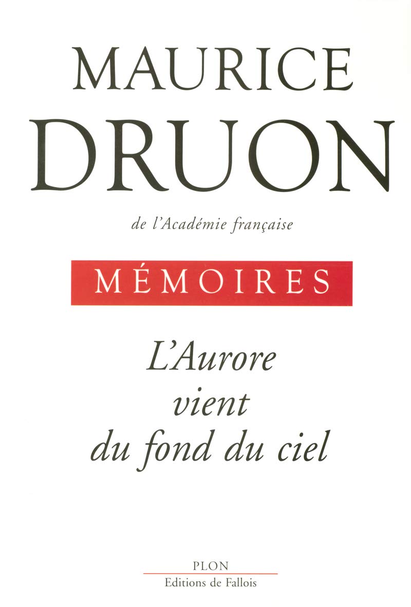 L'Aurore vient du fond du ciel Contemporary literature