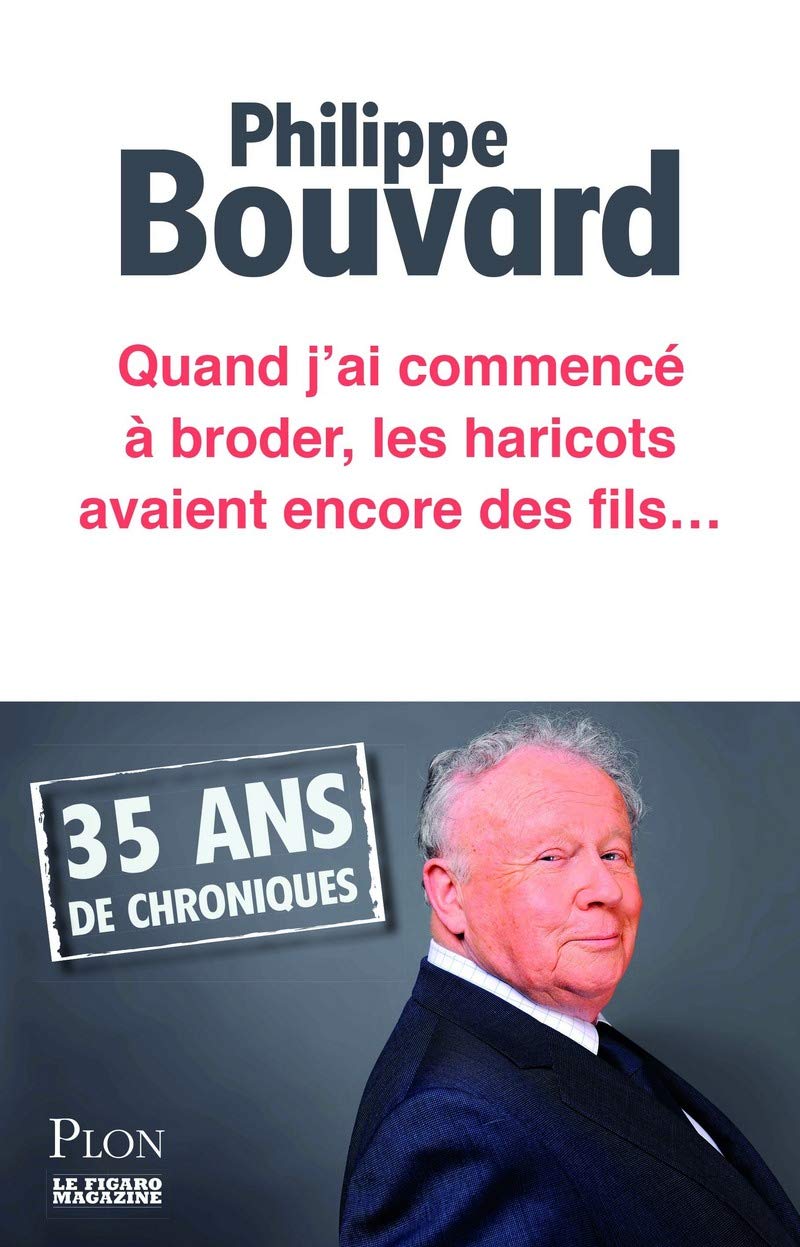 Quand j'ai commencé à broder les haricots avaient encore des fils book