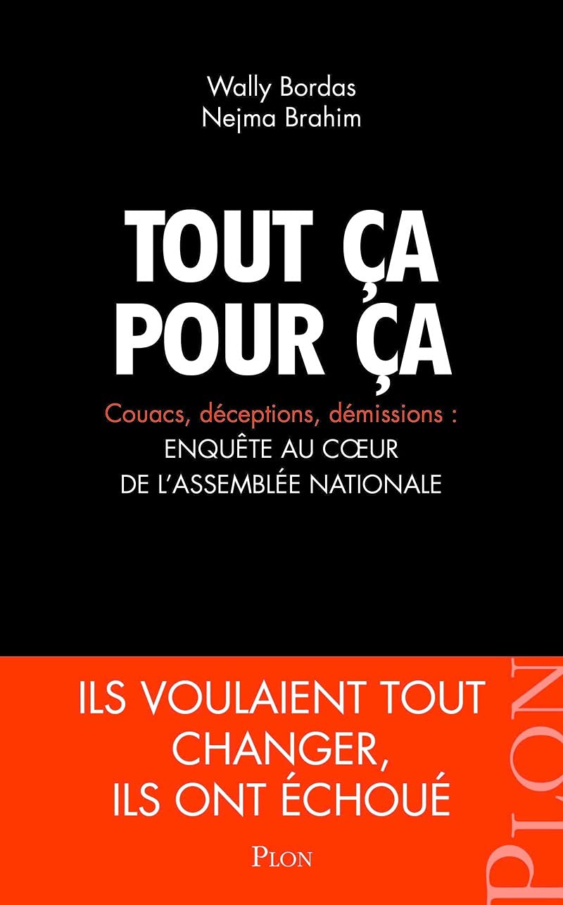 Tout ça pour ça: Couacs, déceptions, démissions : enquête au cœur de l'Assemblée nationale book