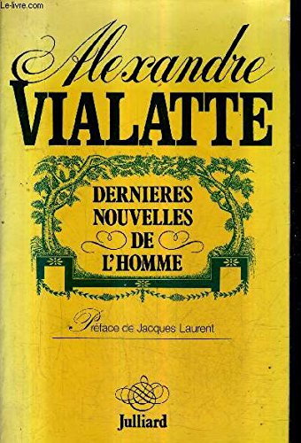 Dernières nouvelles de l'homme book