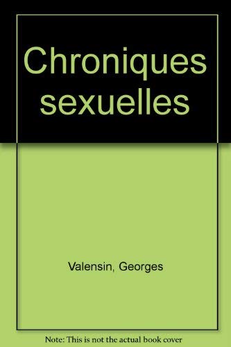 Chroniques sexuelles Books